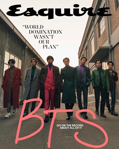 Esquire (월간 미국판): 2020/21년 Winter : BTS (방탄소년단) 커버