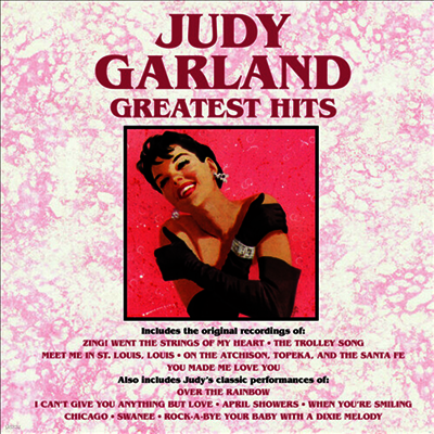 Judy Garland — Greatest Hits 앨범 커버