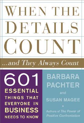 When the Little Things Count...and They Always Count