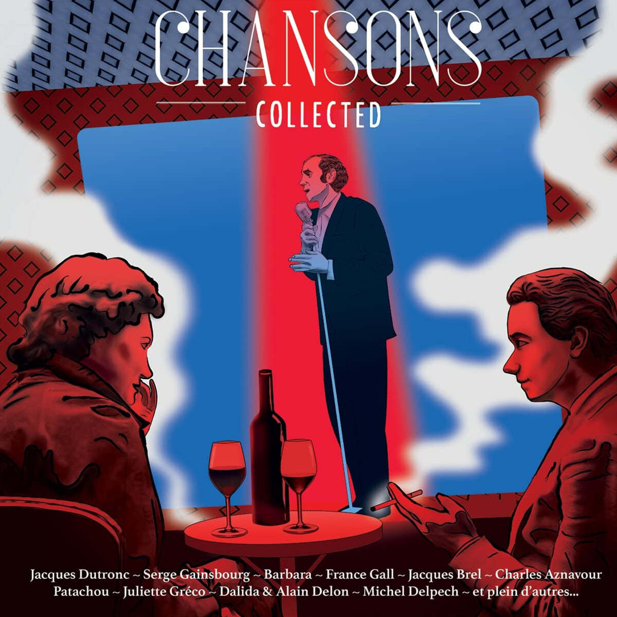 인기 샹송 모음집 (Chansons Collected) [레드 & 블루 컬러 2LP]