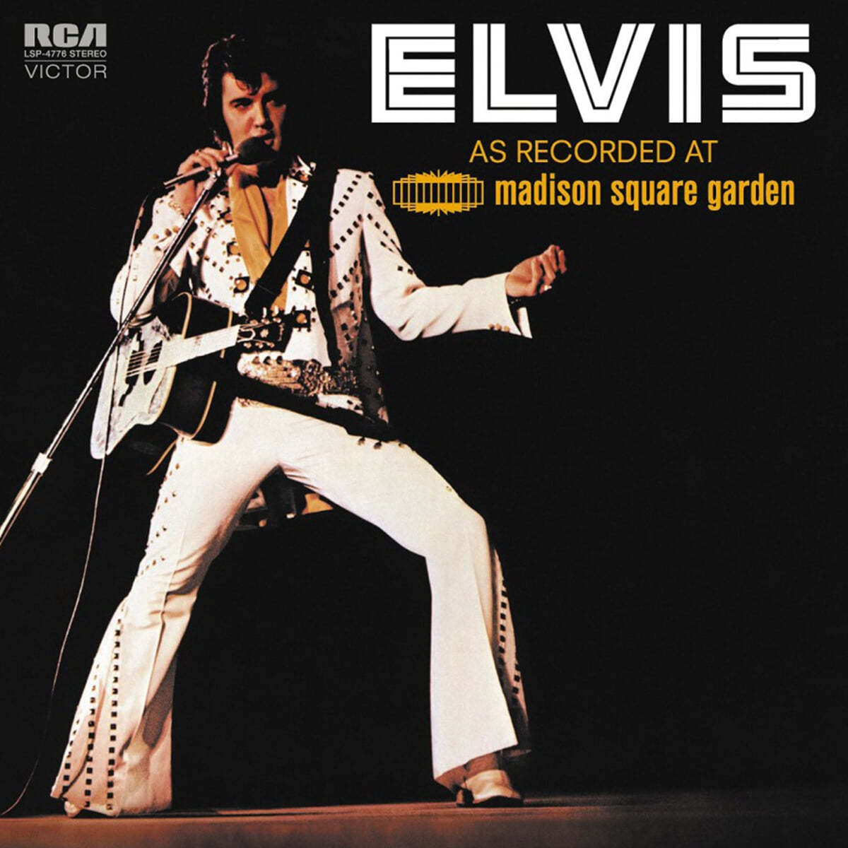 Elvis Presley (엘비스 프레슬리) - As Recorded At Madison Square Garden [화이트 마블 컬러 2LP]
