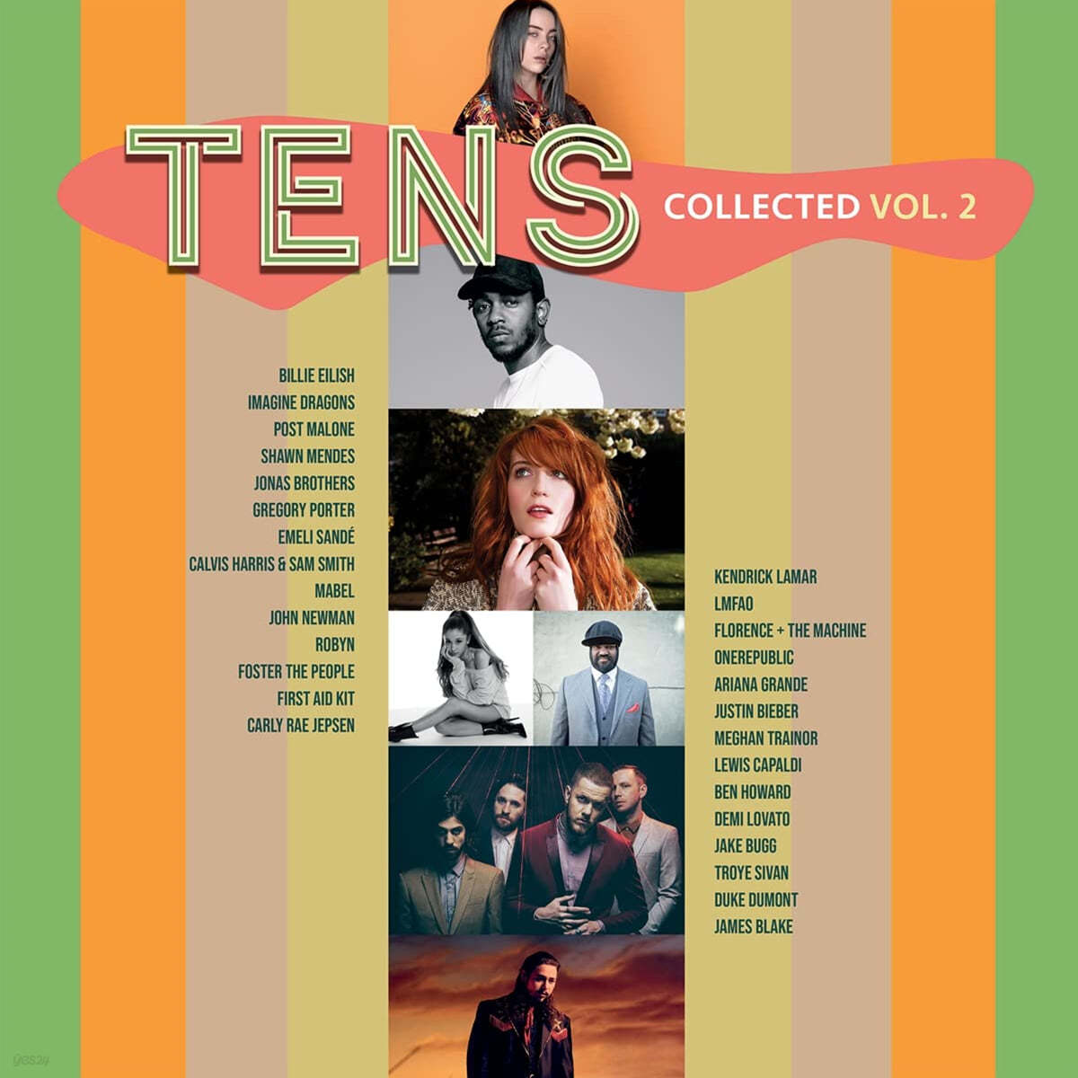 2010년대 인기곡 모음집 (Tens Collected Vol.2) [옐로우 컬러 2LP]