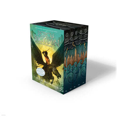 Percy Jackson and the Olympians 5 Book Paperback Boxed Set (W/Poster)