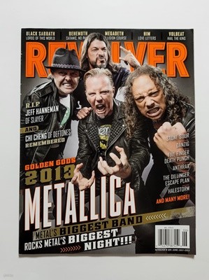 (미국 락,메탈 잡지) REVOLVER (리볼버 매거진) 2013년 6.7월호 (Cover: Metallica)