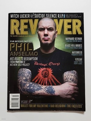 (미국 락,메탈 잡지) REVOLVER (리볼버 매거진) 2013년 2.3월호 (Cover: Pantera - Phil Anselmo)
