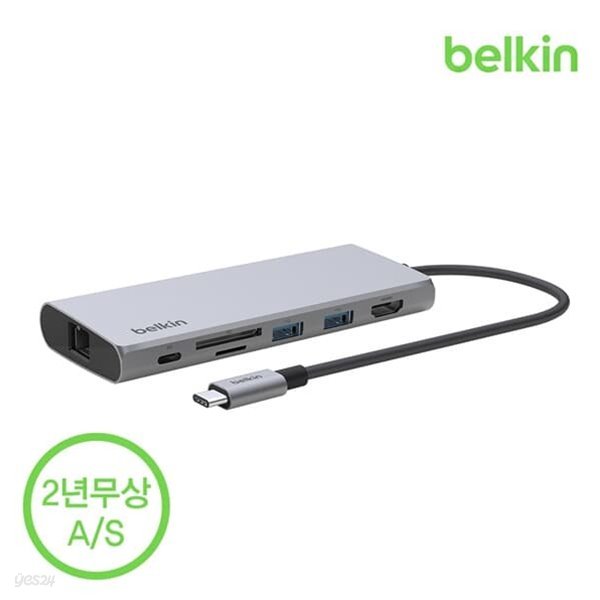 벨킨 C타입 7-in-1 멀티 포트 어댑터 허브 INC009bt