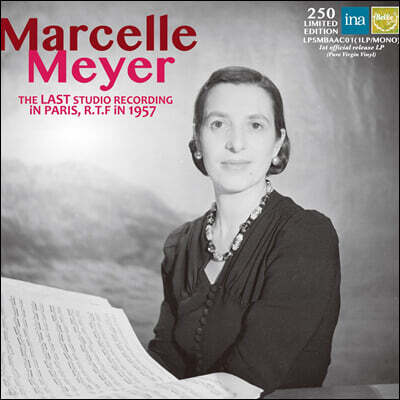 Marcelle Meyer — The Last studio recording in Paris, R.T.F in 1957 앨범 커버