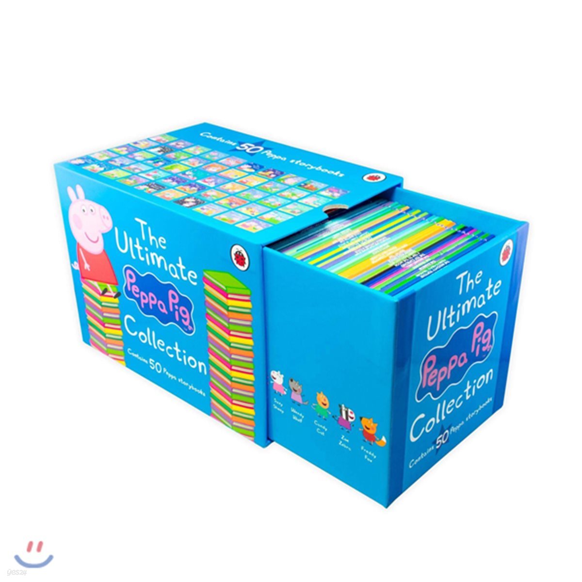 페파피그 원서 그림책 페이퍼백 50종 박스 세트 (블루) The Ultimate Peppa Pig Collection : 50 Book Box Set