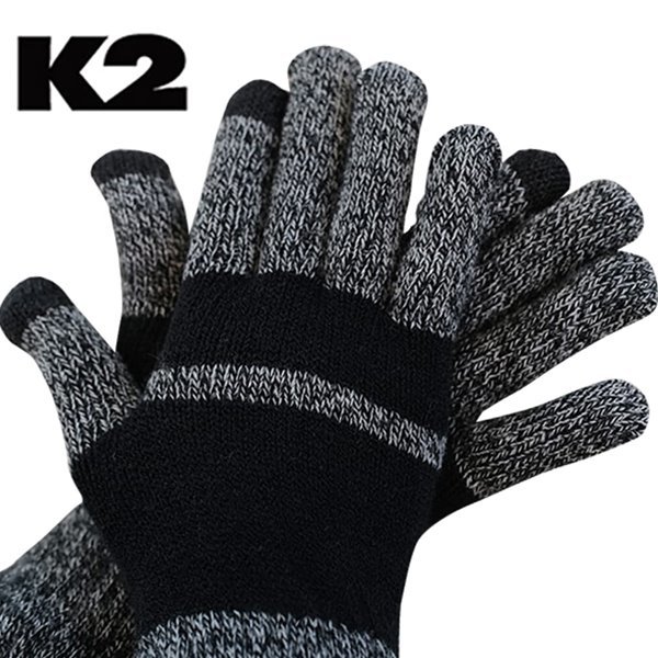K2 니트장갑 /스마트터치 기모 보온 장갑 방한용품