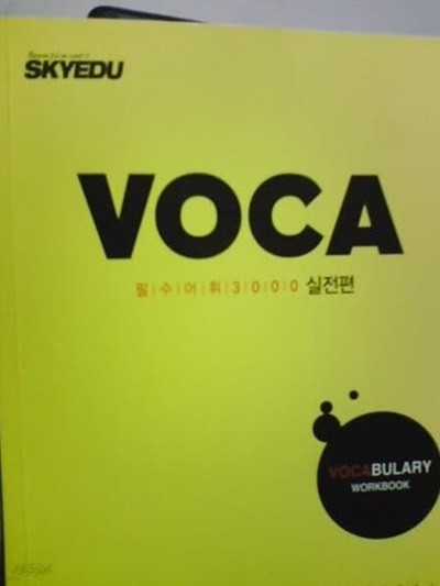 VOCA(필수어휘 3000 실전편)