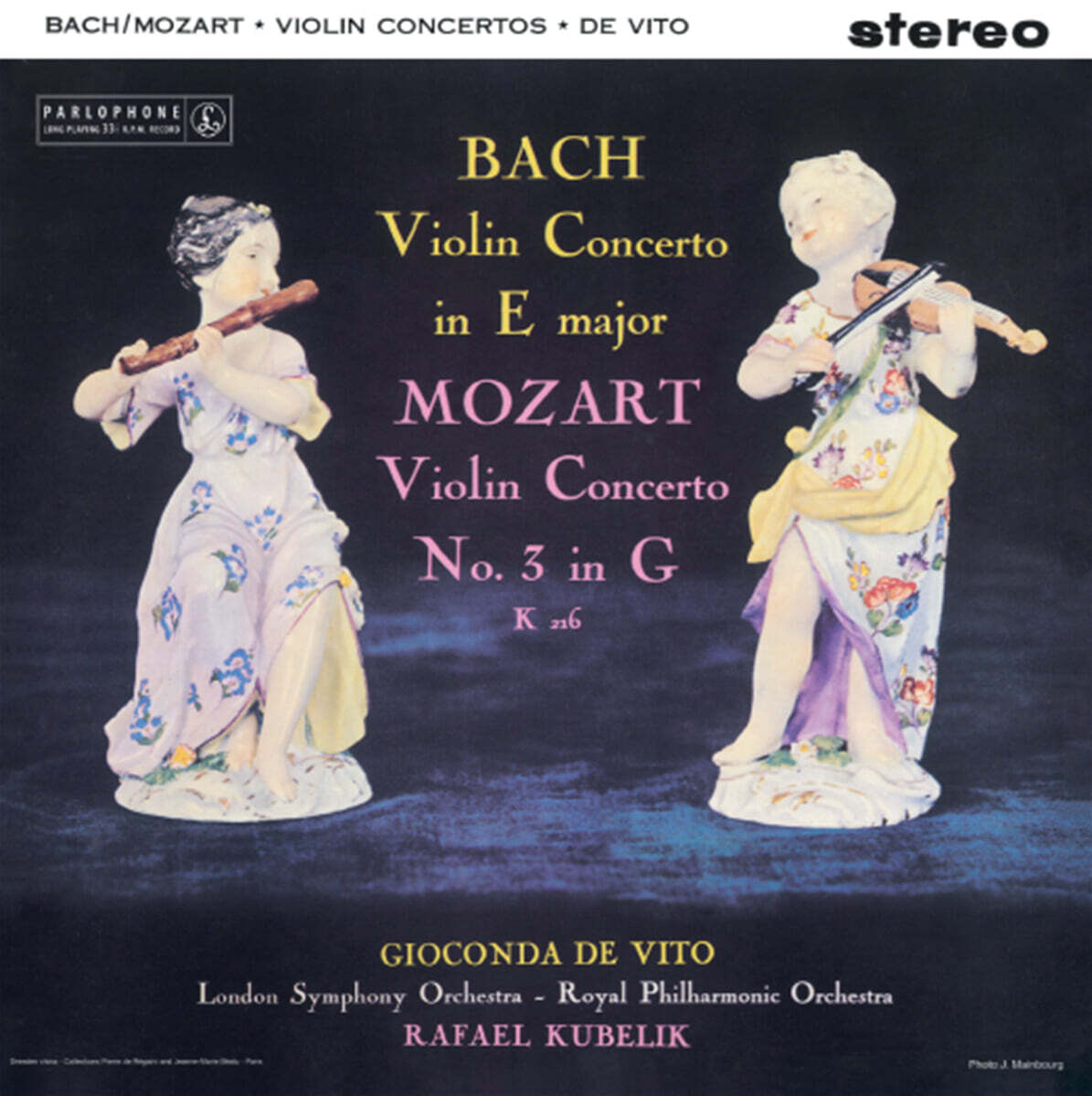Gioconda De Vito 바흐 / 모차르트: 바이올린 협주곡 (Bach / Mozart: Violin Concertos) [LP]