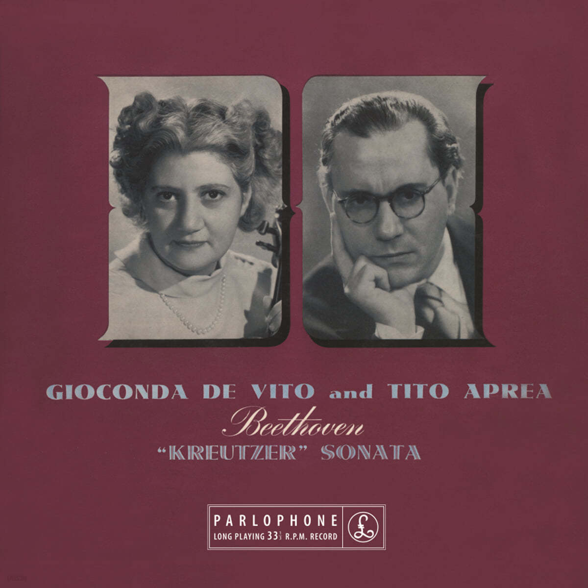 Gioconda De Vito 베토벤: 바이올린 소나타 9번 ‘크로이처’ (Beethoven: Violin Sonata Op.47 ‘Kreutzer’) [LP] 
