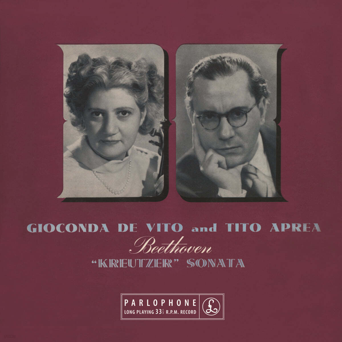 Gioconda De Vito 베토벤: 바이올린 소나타 9번 ‘크로이처’ (Beethoven: Violin Sonata Op.47 ‘Kreutzer’) [LP]