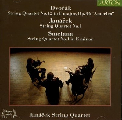 Dvorak : String Quartet No.12 (현악 사중주) - 야나첵 사중주단 (Janacek Quartet)(일본발매) 