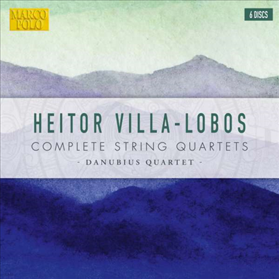 -κ:   1 - 17 (Villa-Lobos: String Quartets Nos.1 - 17) (6CD) - Danubius String Quartet