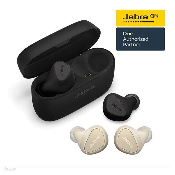 [Jabra]자브라 Elite 5 엘리트 5 트루와이어리스 블루투스 이어폰/하이브리드 노이즈 캔슬링 ANC 5단계/멀티포인트/6마이크/인체공학설계