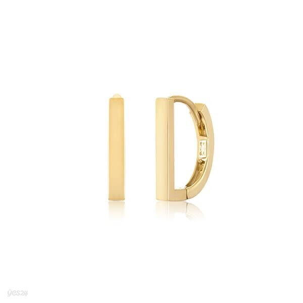 [니지쥬얼리] 14K GOLD 스틱 원터치 이어링