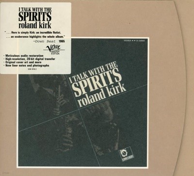 롤랜드 커크 (Roland Kirk) - I Talk With The Spirits (UK & Europe발매)