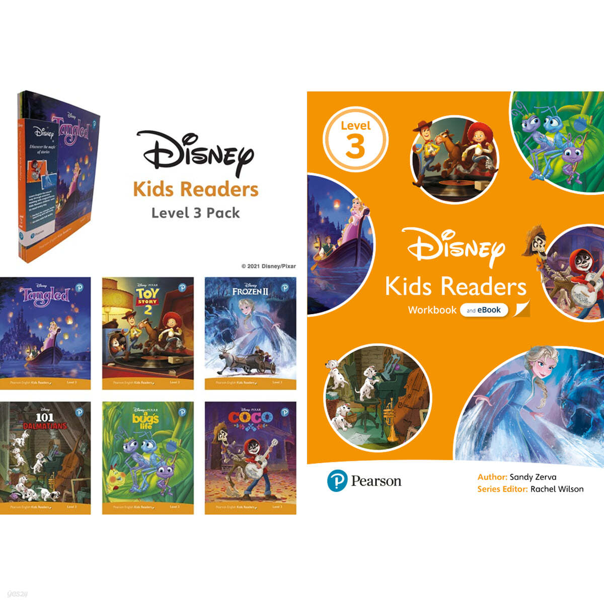 Disney Kids Readers Level 3 세트 (Pack + Workbook)