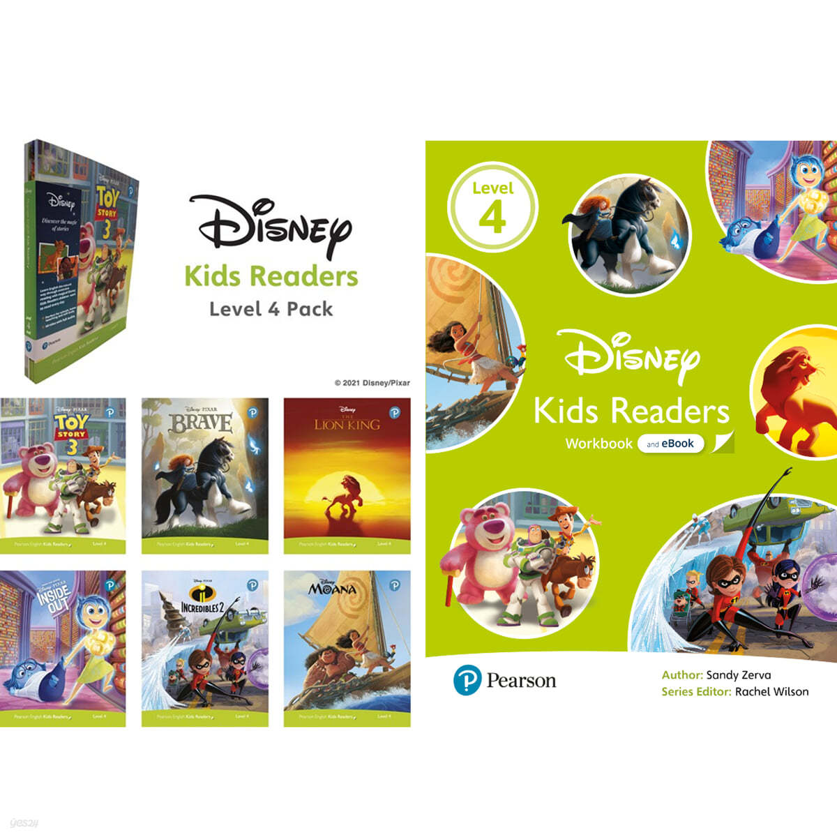 Disney Kids Readers Level 4 세트 (Pack + Workbook)