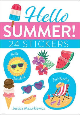 Hello Summer! 24 Stickers