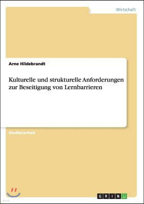 Kulturelle und strukturelle Anforderungen zur Beseitigung von Lernbarrieren