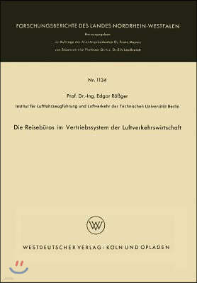 Die Reiseburos Im Vertriebssystem Der Luftverkehrswirtschaft