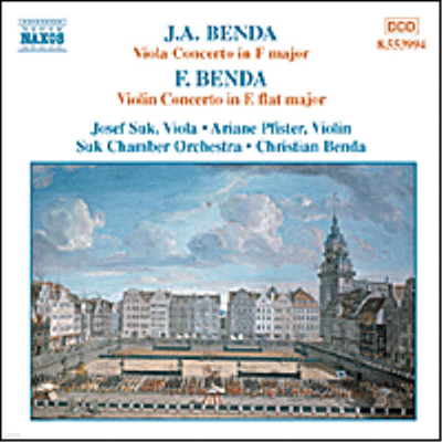 J.A. , F.  : ö ְ, ̿ø ְ (J.A. Benda, F. Benda : Viola & Violin Concertos)(CD) - Josef Suk