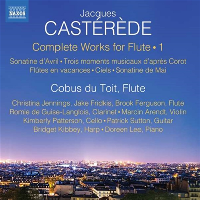 ī׷: ÷Ʈ  ǰ 1 (Casterede: Complete Works for Flute Vol.1)(CD) - Cobus du Toit
