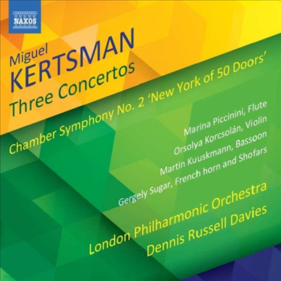 Ŀ:   ְ (Kertsman: Three Concertos)(CD) - Dennis Russell Davies