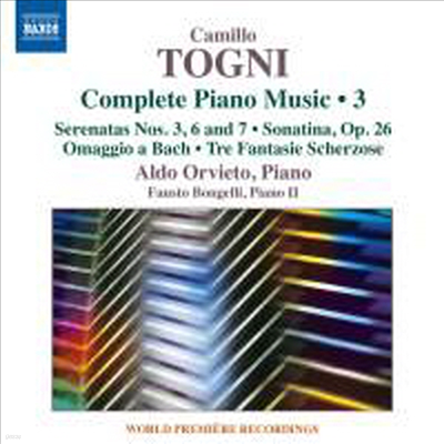 : ǾƳ ǰ  3 (Togni: Complete Piano Music Vol.3)(CD) - Aldo Orvieto