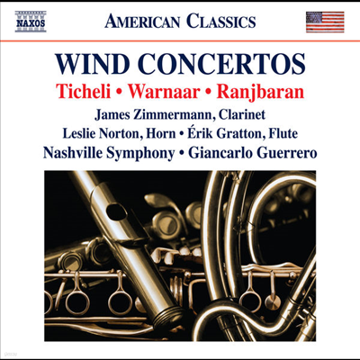 Ƽÿ, ٳ & Ϲٶ:  ְ (Ranjbaran, Ticheli & Warnaar: Wind Concertos)(CD) - Giancarlo Guerrero