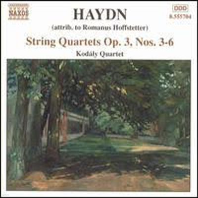 ̵ :   ǰ3 3-6 (Haydn : String Quartets Op.3, Nos.3-6)(CD) - Kodaly Quartet
