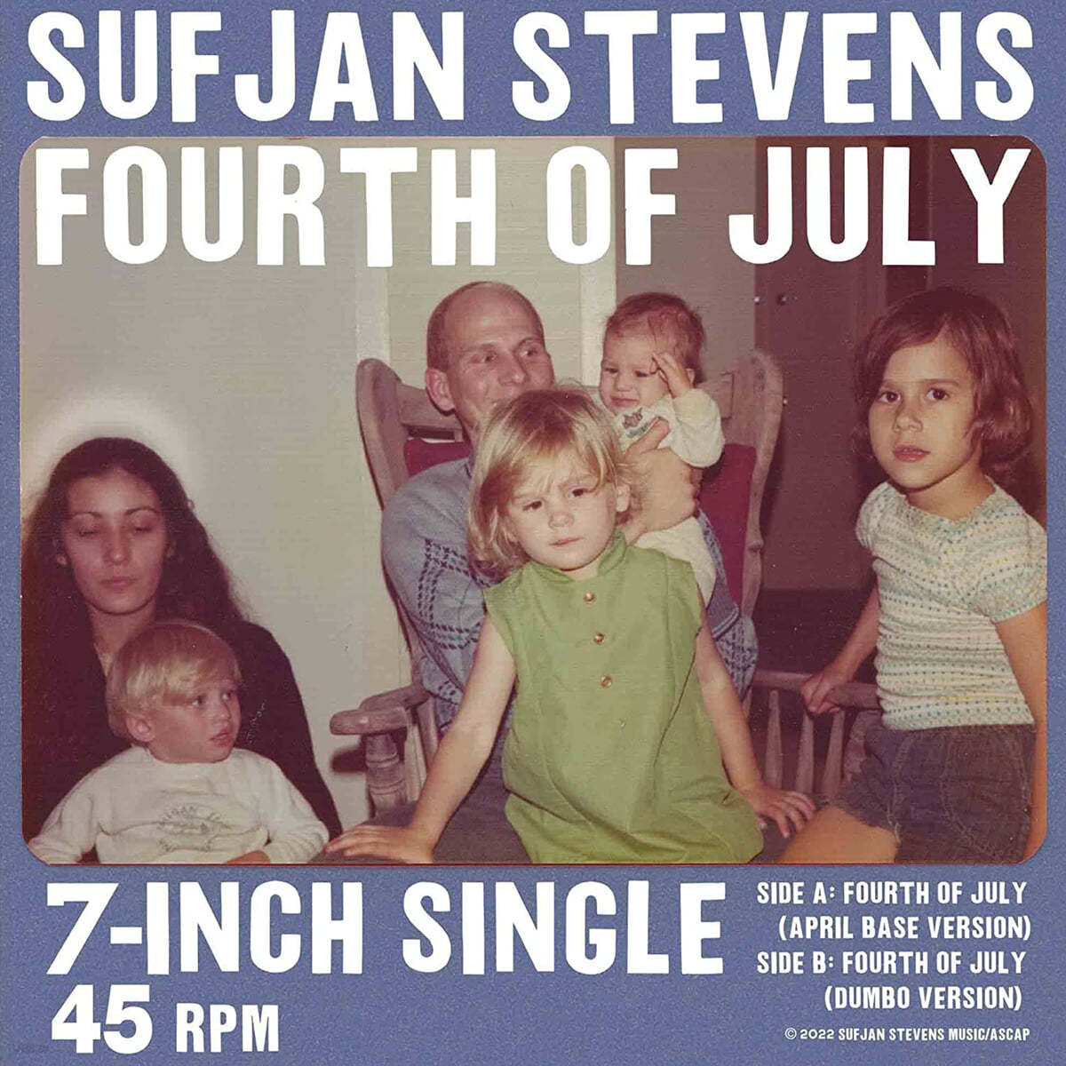 Sufjan Stevens (수프얀 스티븐스) - Fourth of July [7인치 레드 컬러 Vinyl]