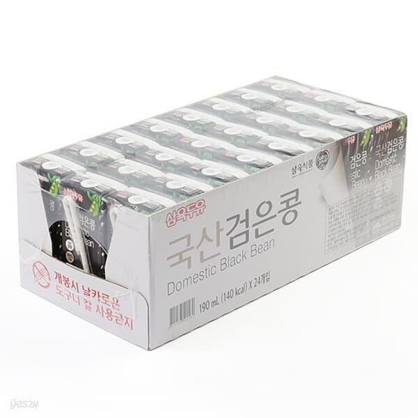 [삼육두유]국산 검은콩 두유 190ml x 24개