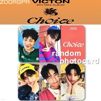 [새상품/O 포토카드] 빅톤 VICTON Choice (정품/MINIRECORD)