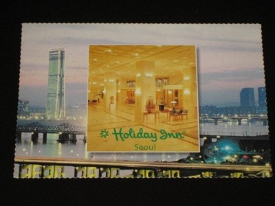 홀리데이 인 서울 Holiday Inn Seoul SWL QSL 카드 HL-5001 HL5AP 조병주 HLKJ HLKA KBS DBS 동아방송 TBC KARL CQ HAM 우편엽서 서울방송