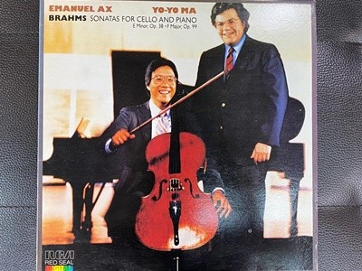 [LP] 요요마,엠마누엘 액스 - Yo-Yo Ma,Emanuel Ax - Brahms Sonatas For Cello And Piano LP [서울-라이센스반]