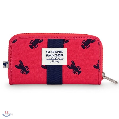 [Sloane Ranger] Zip Wallet 지갑 - Lobster