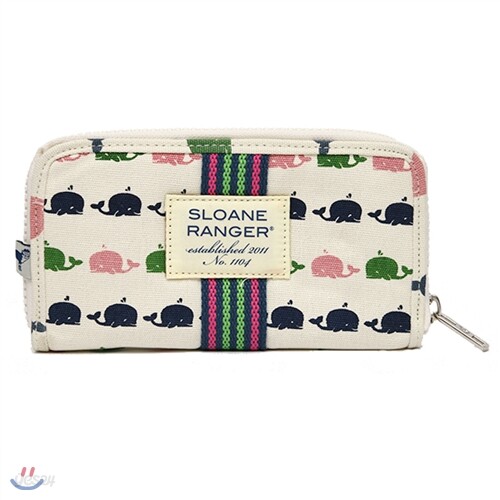 [Sloane Ranger] Zip Wallet 지갑 - Whale