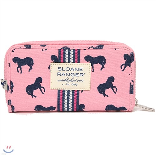 [Sloane Ranger] Zip Wallet  - Horse