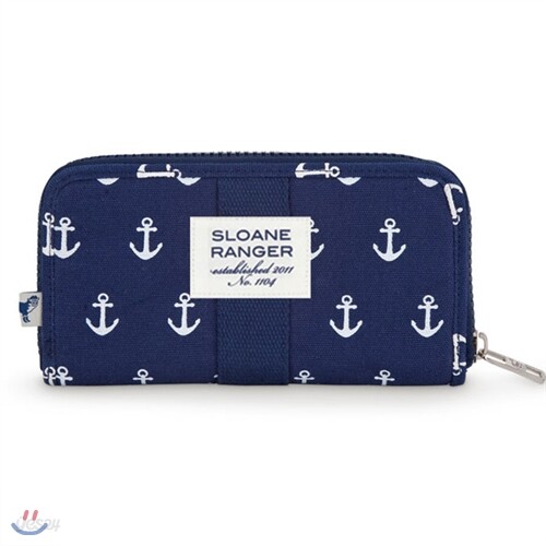 [Sloane Ranger] Zip Wallet 지갑 - Anchor