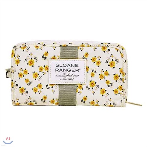 [Sloane Ranger] Zip Wallet  - Yellow Ditzy