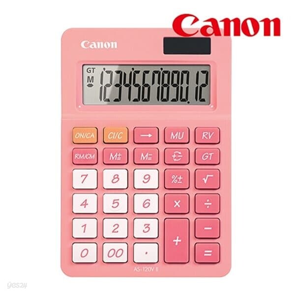 _캐논)계산기(AS-120/핑크/12자리)