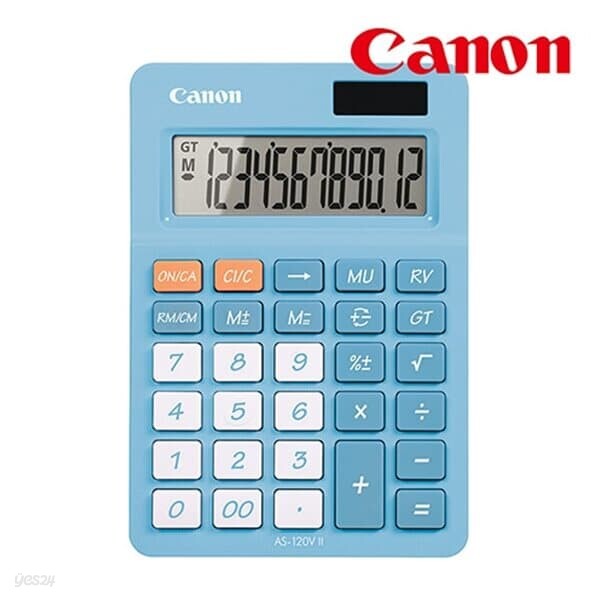 _캐논)계산기(AS-120/블루/12자리)