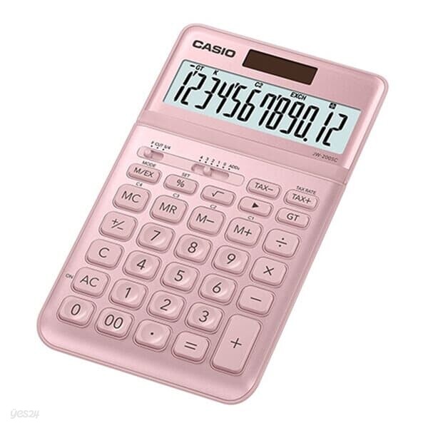 카시오)계산기(JW-200SC/핑크/12자리)