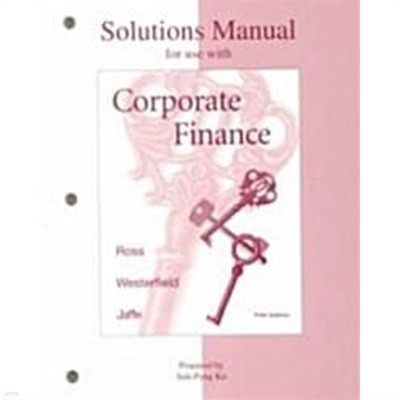 Corporate Finance (Paperback, Solution Manual)