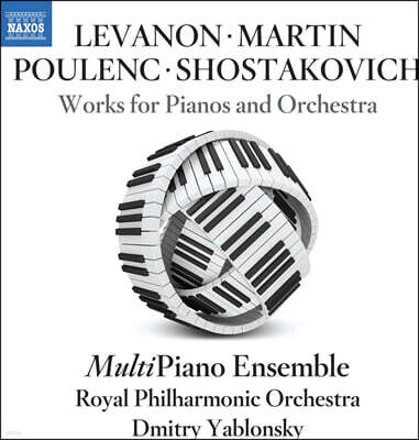 Dmitry Yablonsky 여러 대의 피아노와 오케스트라를 위한 작품집 - 아리아 레바논 / 프랭크 마틴 / 쇼스타코비치