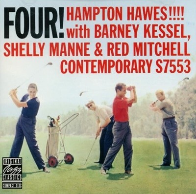 햄프턴 호스 (Hampton Hawes) : With Barney Kessel, Shelly Manne & Red Mitchell - Four!  (US발매)