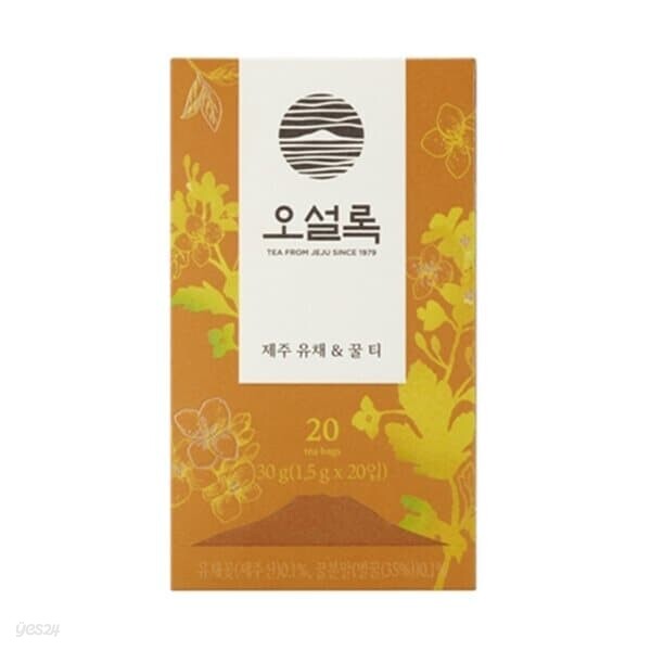 오설록)제주 유채&꿀 티 20T/2개